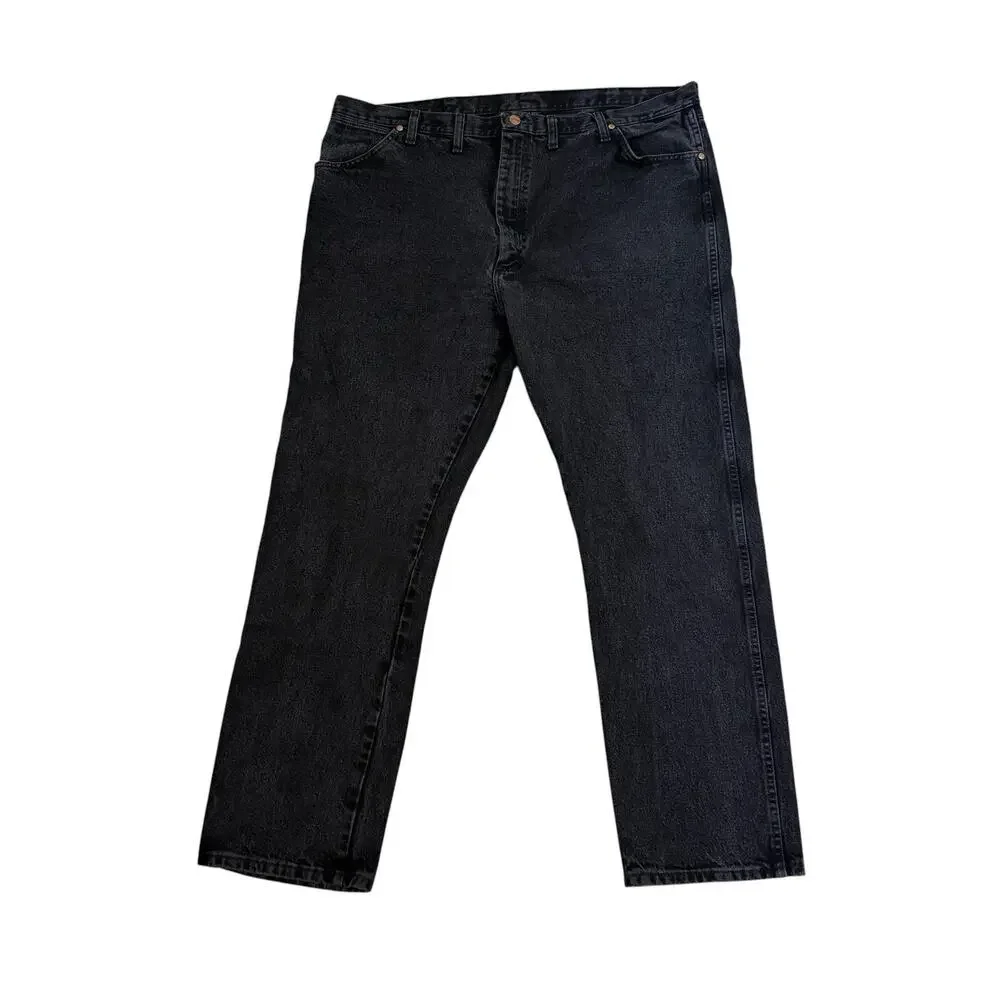 Wrangler Men's Jeans 44x32 Shadow Black Cowboy Cut 13MWZWK Original Fit Western